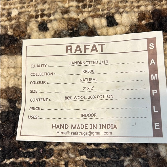 Bohemian Geometric Patterned Rug - Picture 4 of 4